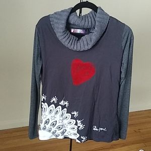 Gray desigual shirt size M